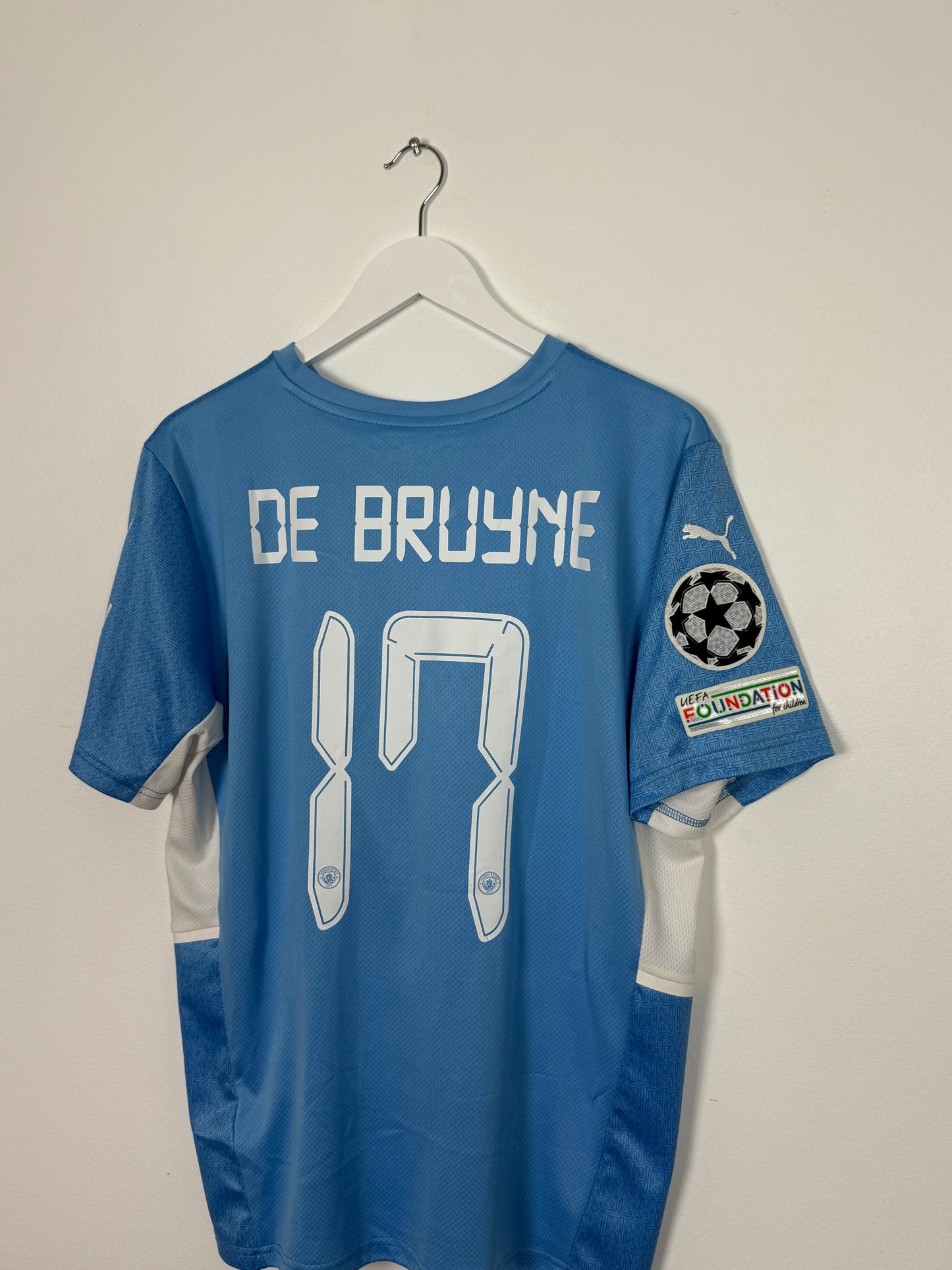 2021/22 Manchester City Home #17 De Bruyne (L)