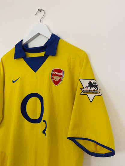 2003/04 Arsenal Away #10 Bergkamp (M)