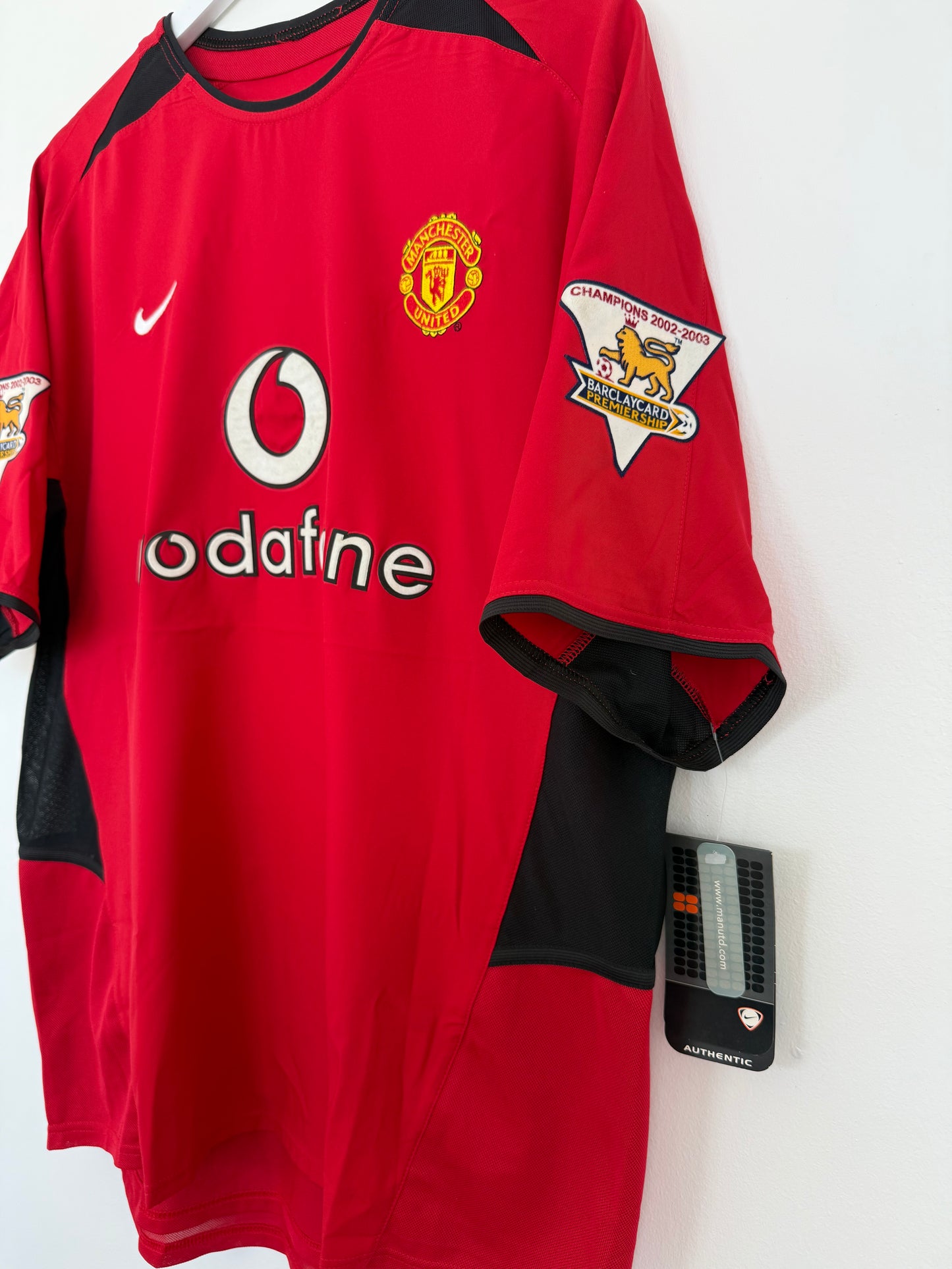 2003/04 Manchester United Home #7 Ronaldo (L, BNWT)