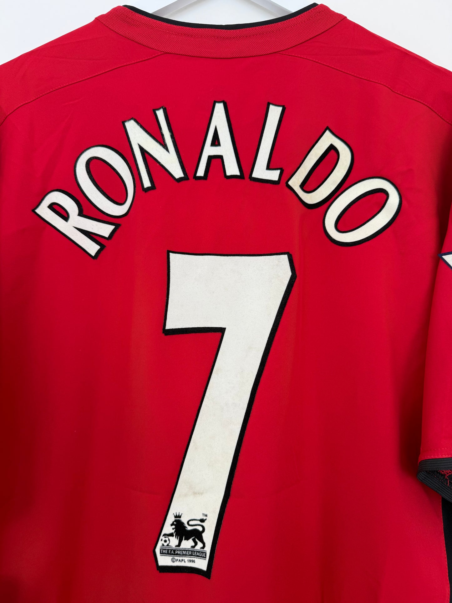 2003/04 Manchester United Home #7 Ronaldo (L, BNWT)