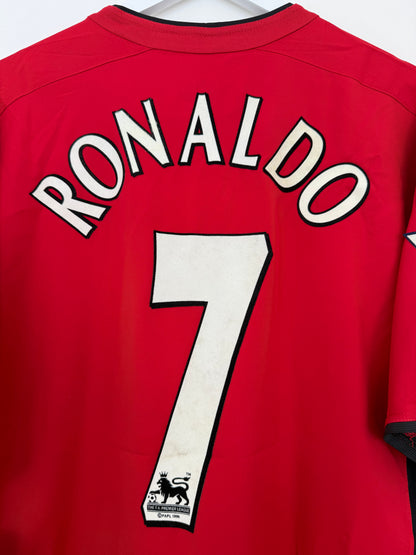 2003/04 Manchester United Home #7 Ronaldo (L, BNWT)
