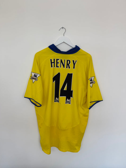 2003/04 Arsenal Away #14 Henry (XL)