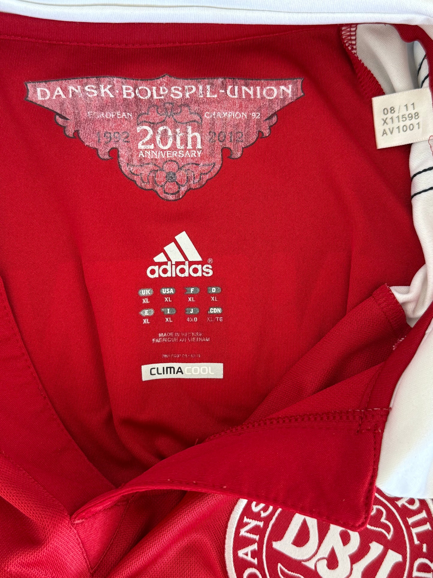 2012 Denmark Home #11 Bendtner (XL)