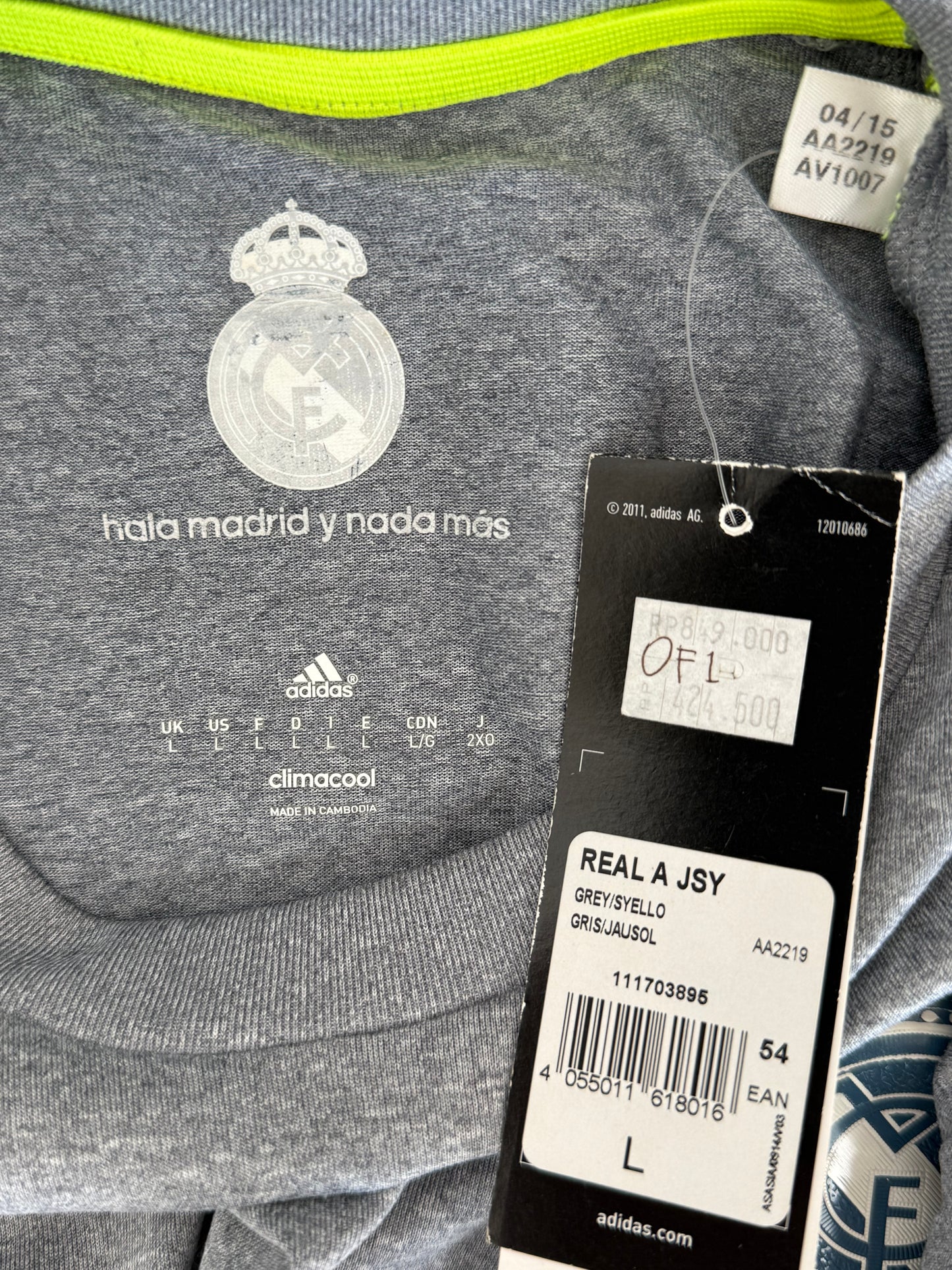 2015/16 Real Madrid Away #7 Ronaldo (L, BNWT)