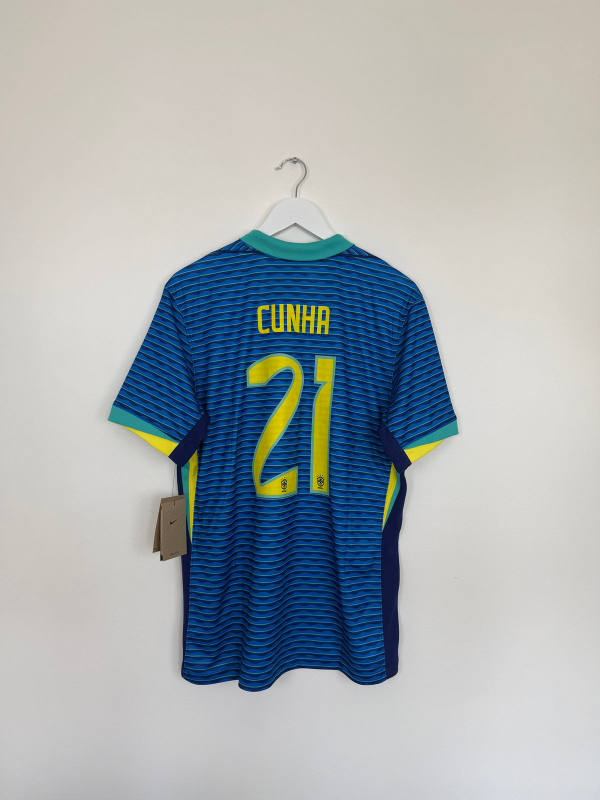 2024 Brasilien Away #21 Cunha BNWT (L)