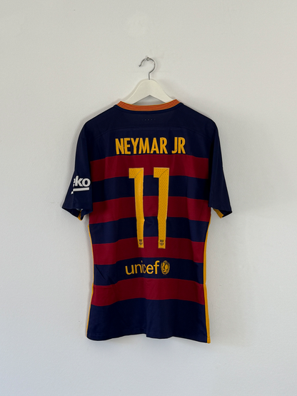 2015/16 Barcelona Home #11 Player Issue Neymar (L)
